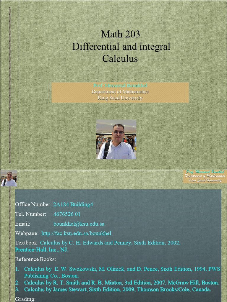 Calculus Course Outline and Topics | PDF | Integral | Series (Mathematics)