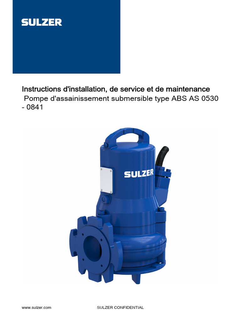 Installation et maintenance pompe ABS AS 0530 | PDF
