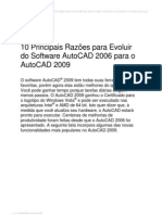 10 Principais Razões para Evoluir do Software AutoCAD 2006 para o AutoCAD 2009
