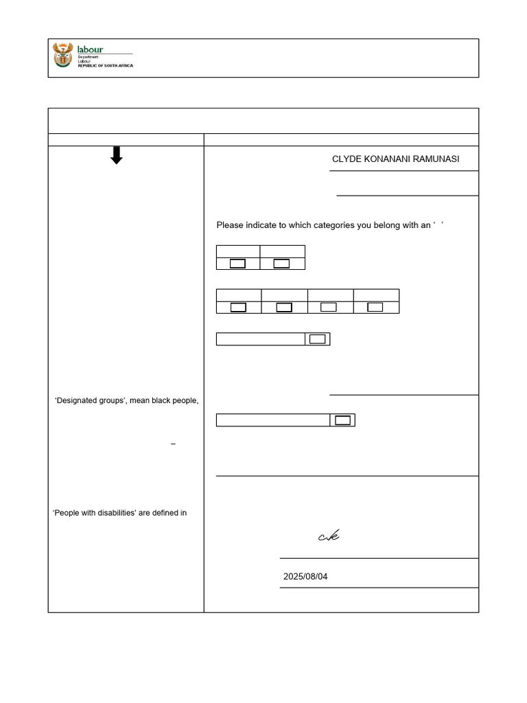 EEA1 Employee Declaration Form | PDF | Naturalization | Citizenship