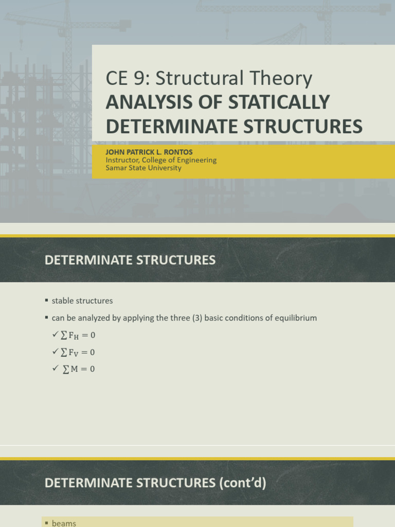 CE 9 Chapter 2 Part 1 | PDF | Truss | Force