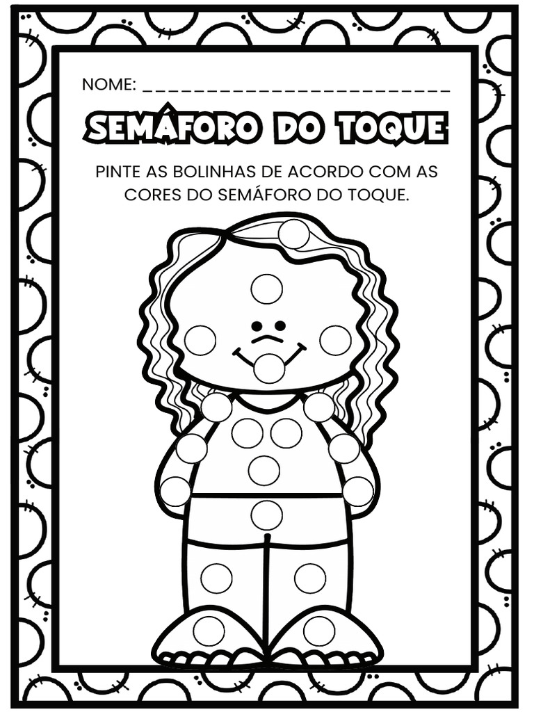 Semáforo do Toque: Atividade Interativa | PDF