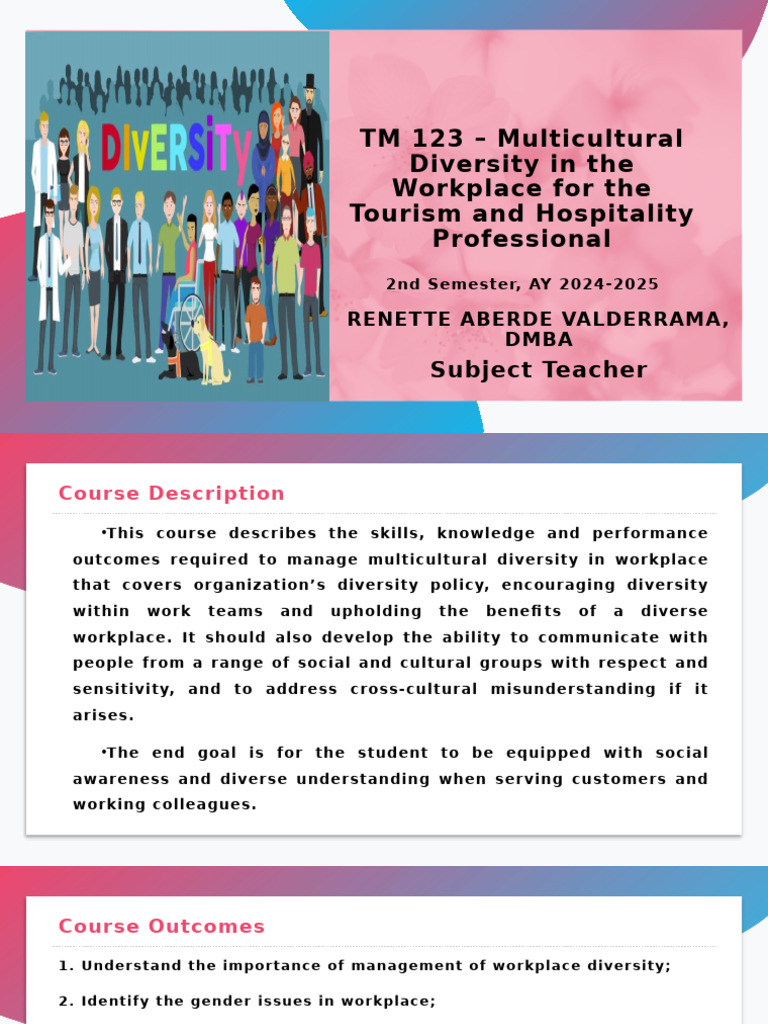 Managing Multicultural Diversity in Hospitality | PDF | Diversity ...
