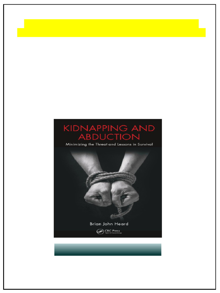 Frequently Asked Questions About Kidnapping And Abduction 1st Ed