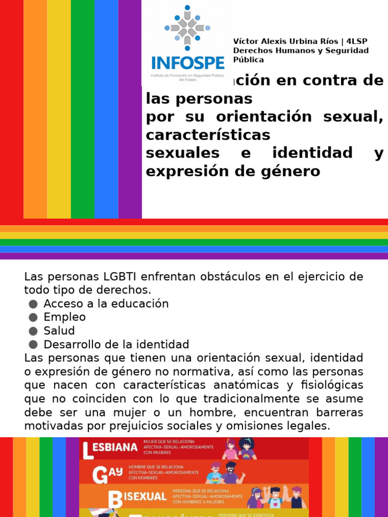Discriminación LGBTI en México: Realidad y Retos | PDF | Discriminación ...