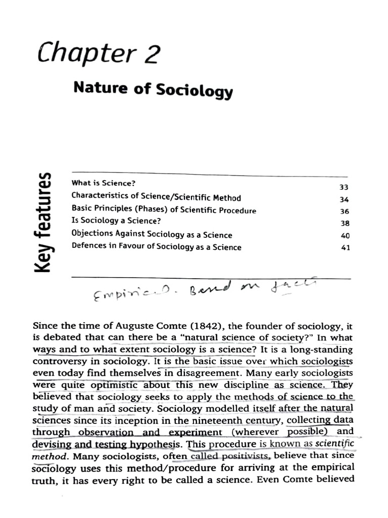 Sociology as Science: Key Concepts Explained | PDF | Hypothesis | Sociology