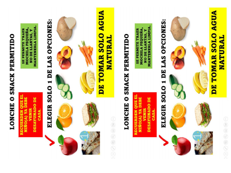 Menu Snack | PDF