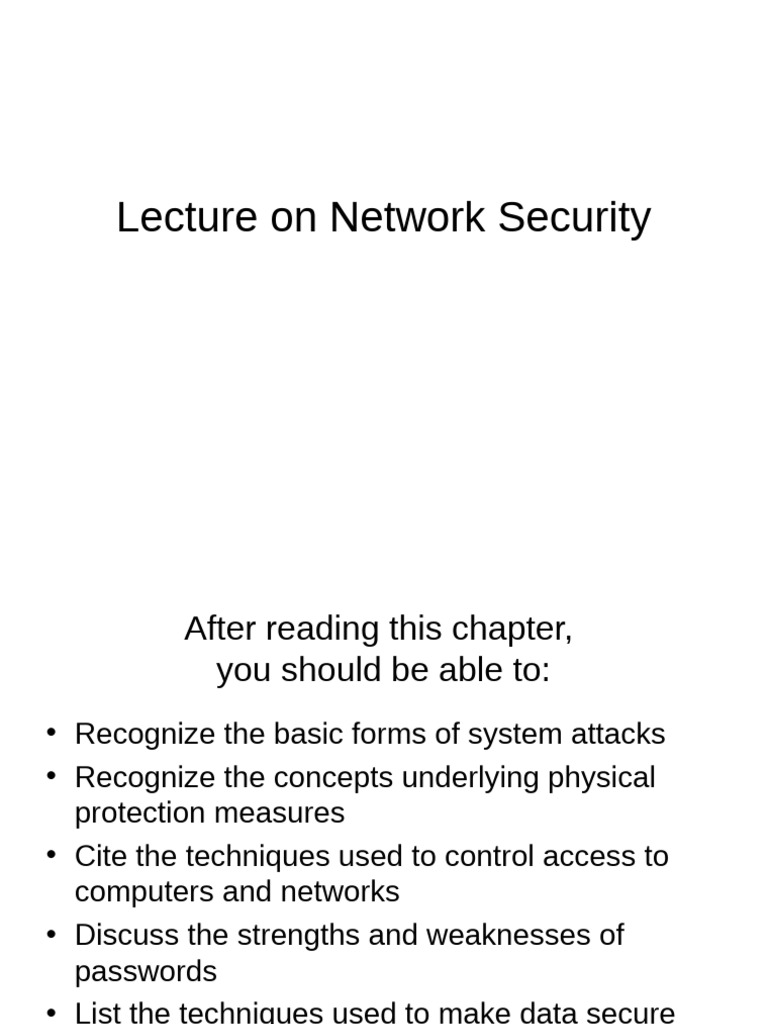 Network Security Fundamentals Explained | PDF | Computer Network ...