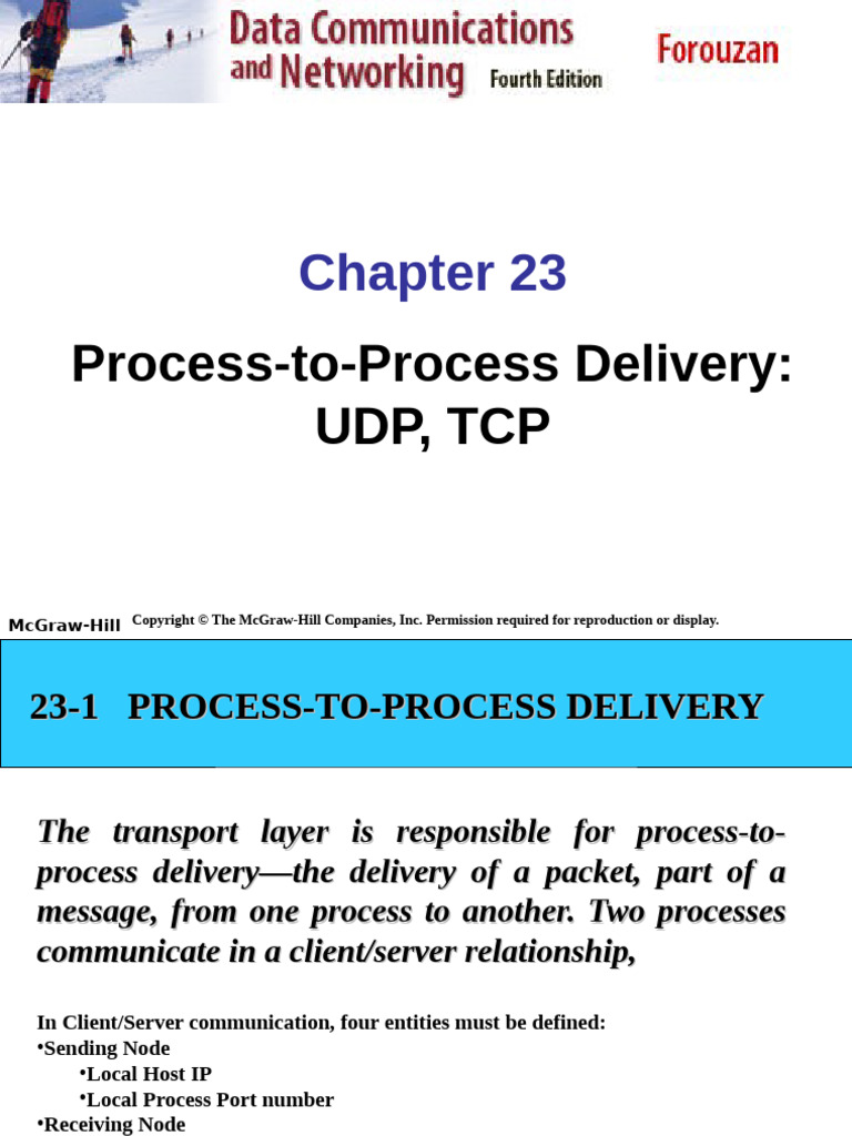 Transport Layer Protocols Pdf Transmission Control Protocol Port