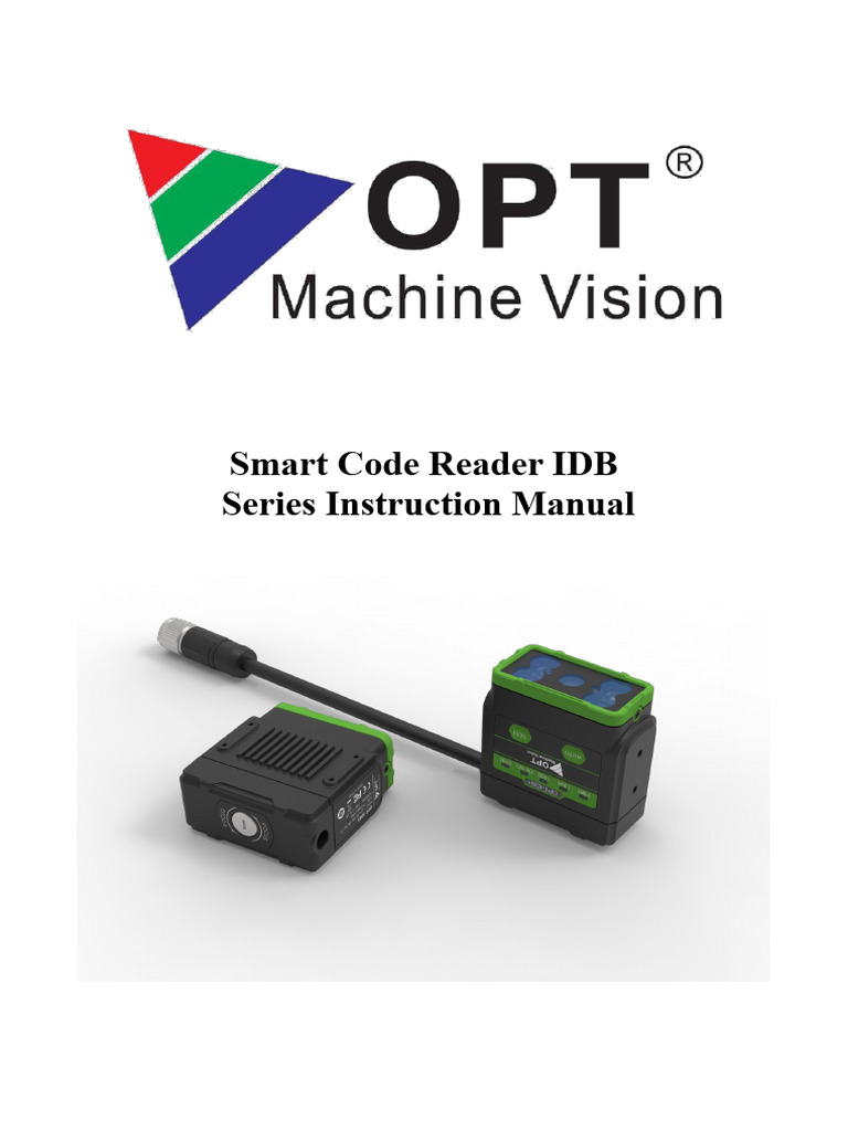 Smart Code Reader IDB Series Instruction Manual | PDF | Input/Output ...