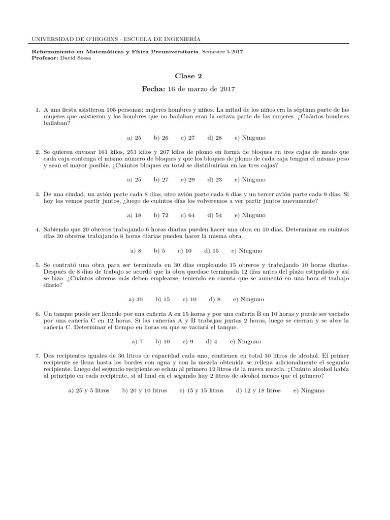 Clase 2 | PDF