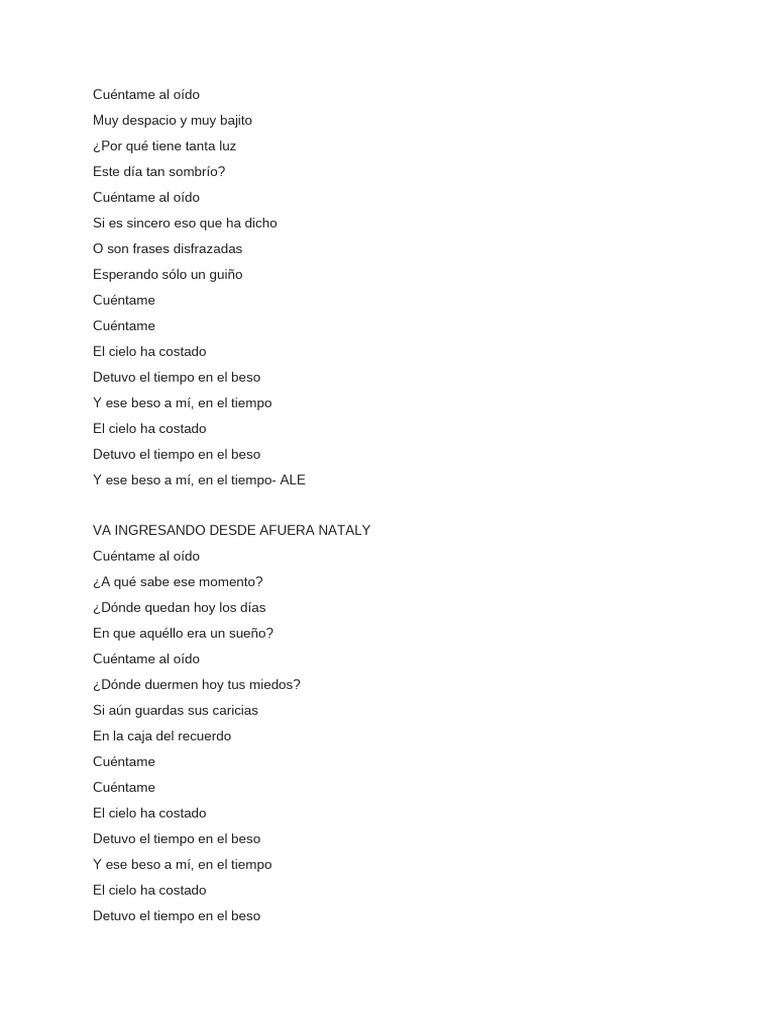 Letras de 