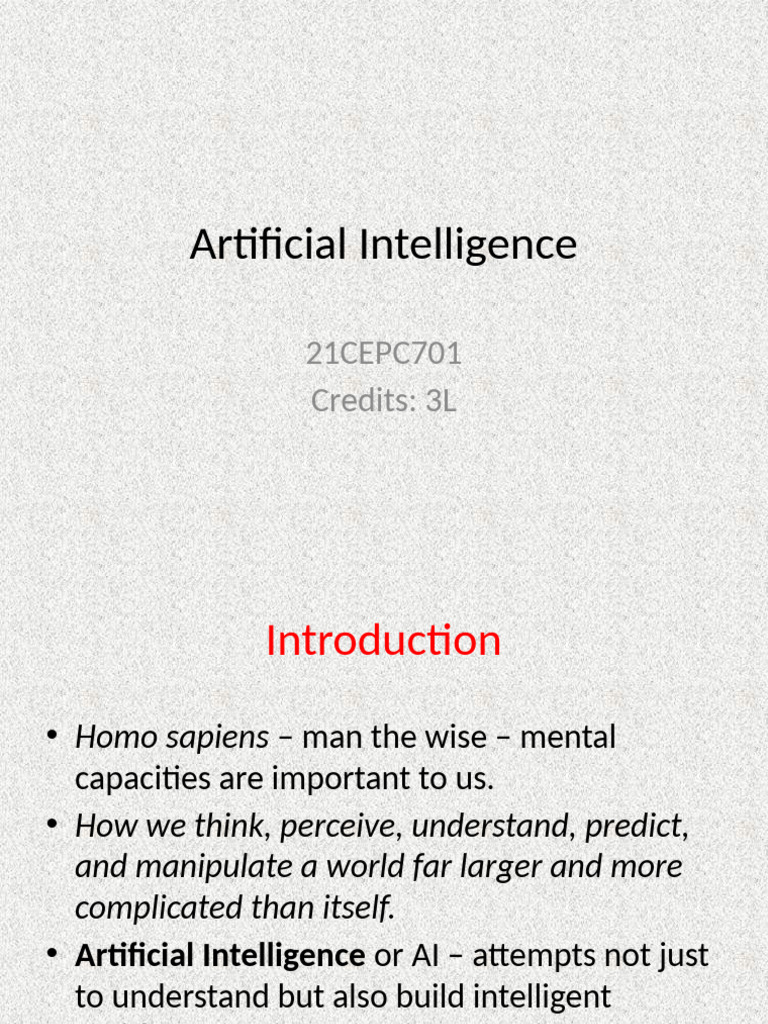 Understanding Artificial Intelligence Concepts | PDF | Artificial ...