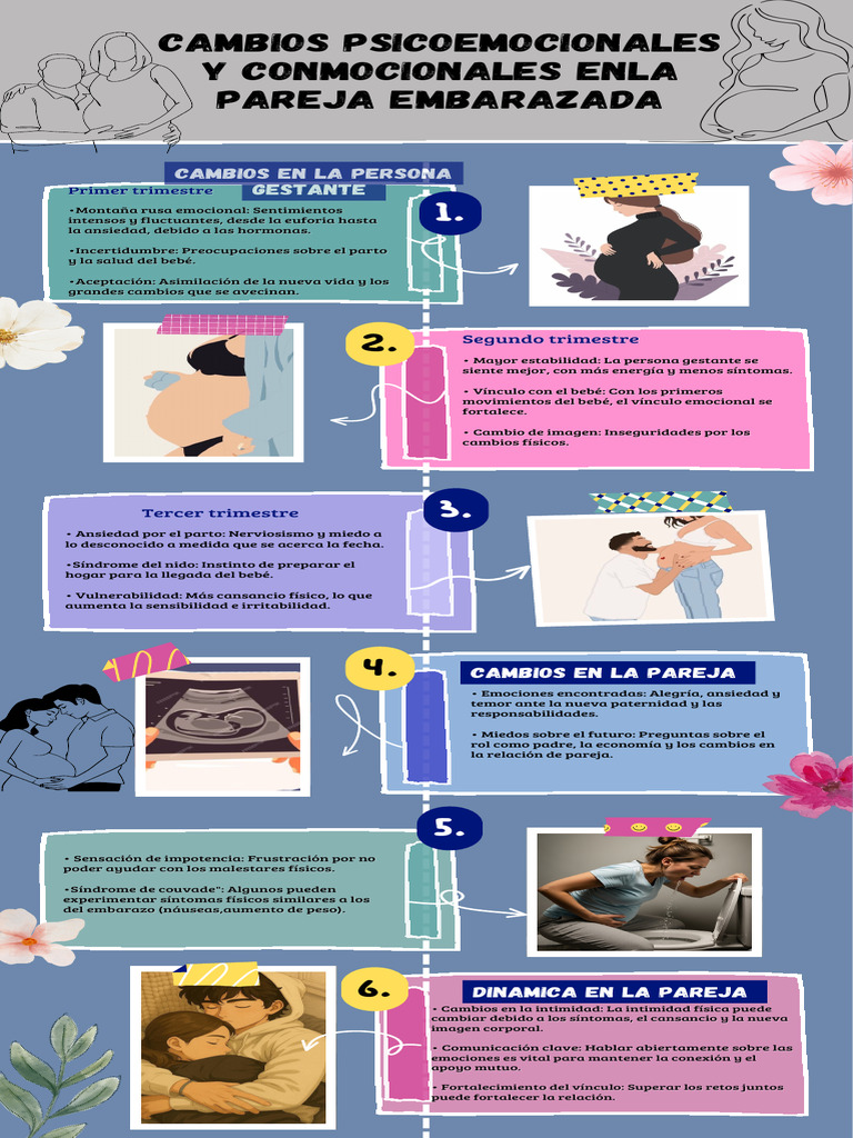 Infografia de Proceso Ilustrada Llamativa Retro Azul Rosa PDF | PDF ...