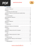 Quantitative Aptitude Notes PDF | PDF