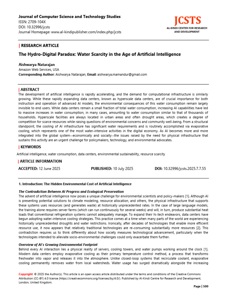 Paper+55+(2025.7.7)+the+Hydro Digital+Paradox+Water+Scarcity | PDF ...