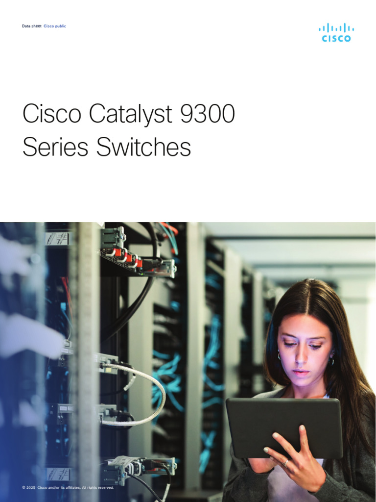 Cisco Catalyst 9300 Series Switches Data Sheet | PDF | Computer Network ...