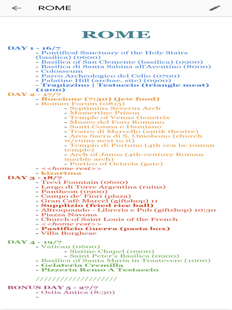 Rome | PDF