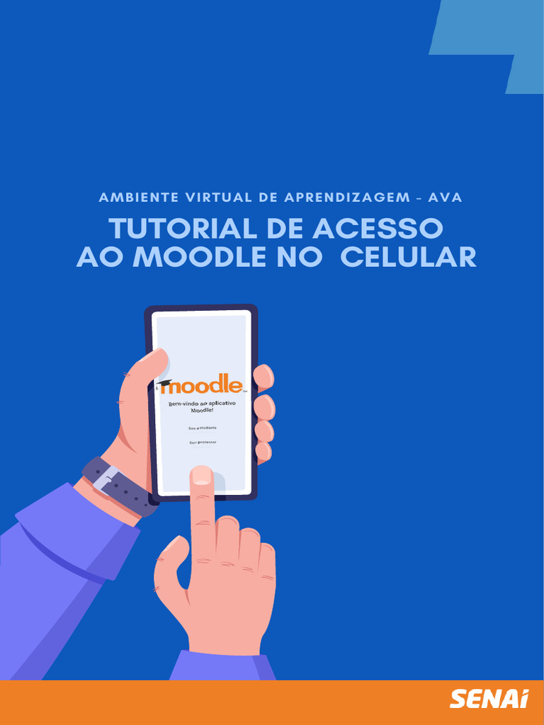 Tutorial de Acesso ao Moodle no Celular | PDF | Moodle | Celulares