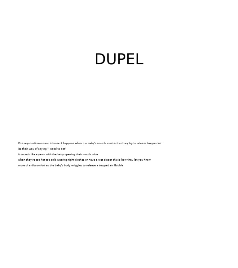 DUPEL | PDF
