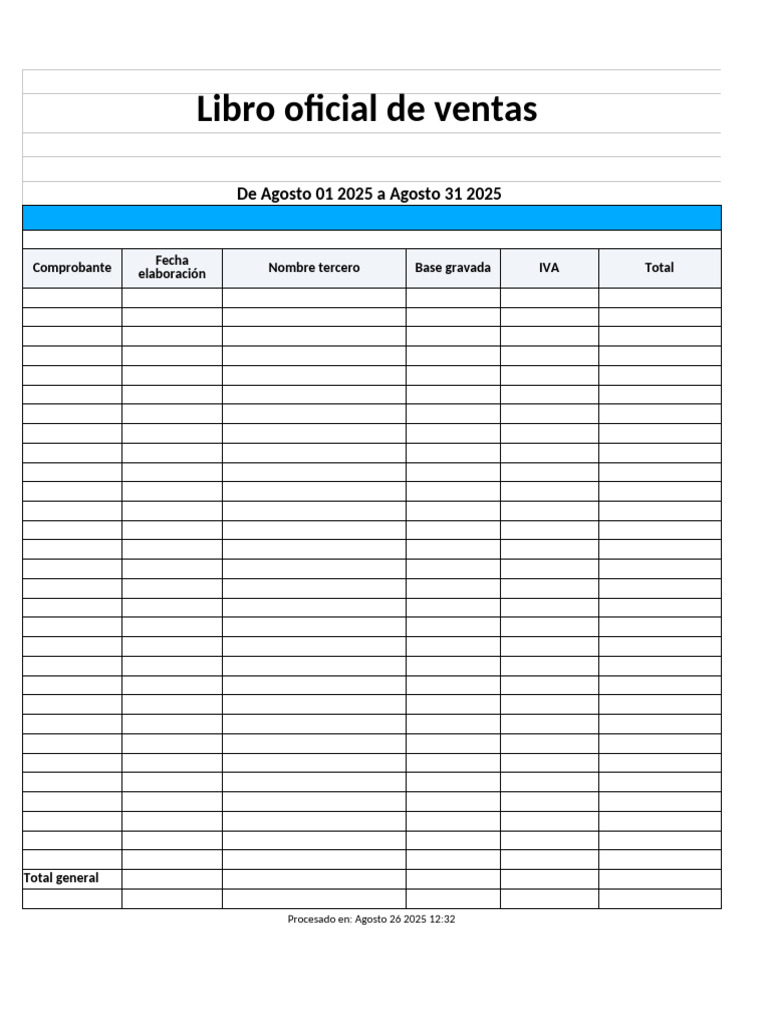 Libro Oficial de Ventas PDF