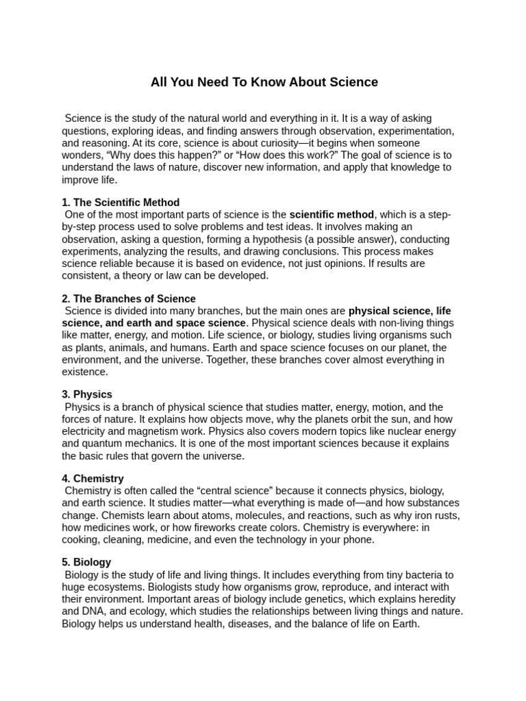 Understanding Science Essentials | PDF | Science | Physics