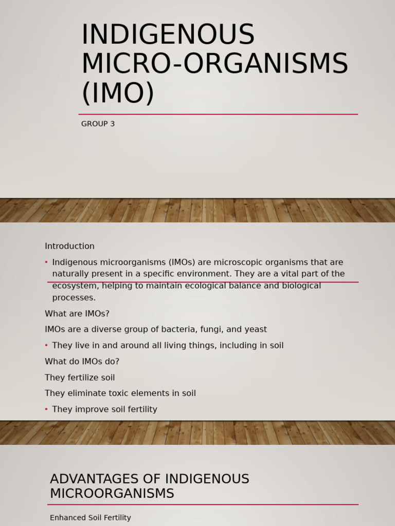 Benefits and Uses of Indigenous Microorganisms | PDF | Microorganism | Soil