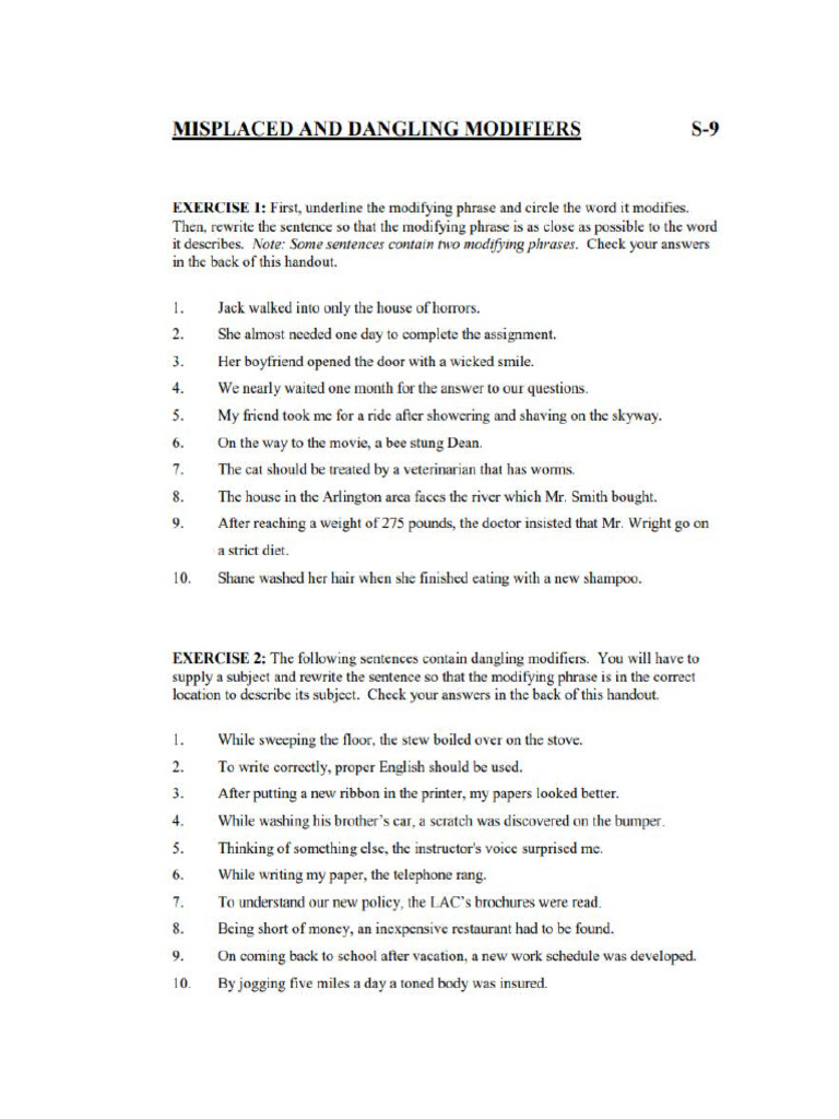 Exercise | PDF