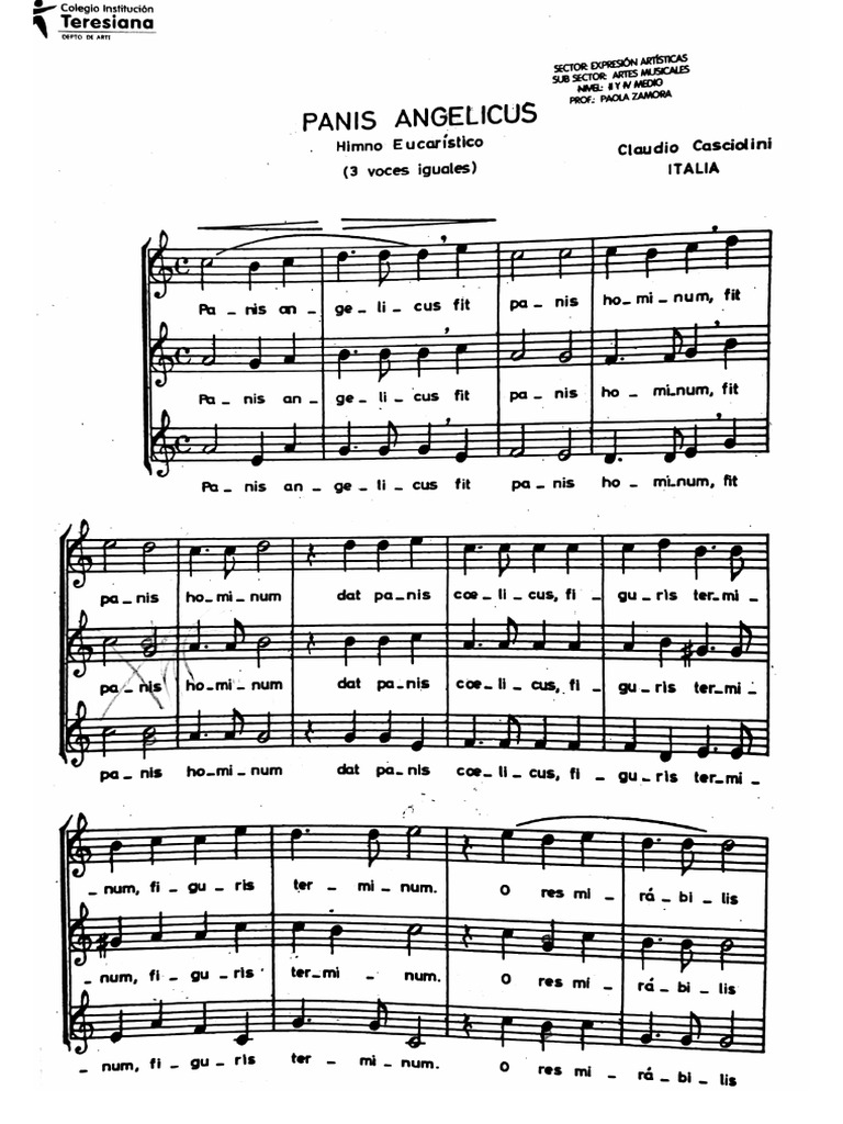 Panis Angelicus | PDF
