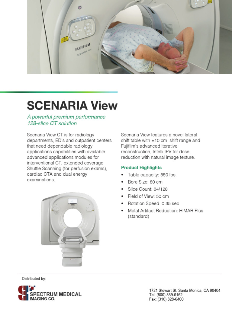 Scenaria View CT: Advanced Radiology Solution | PDF