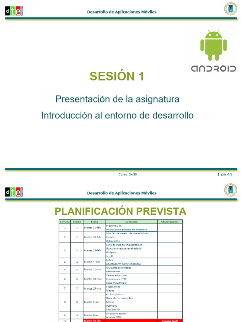 Introducción al Desarrollo de Apps Android | PDF | Android (sistema ...