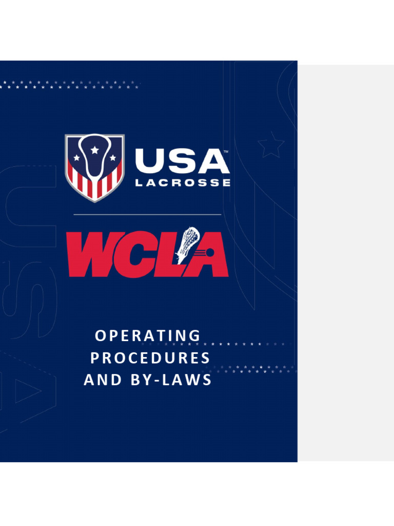 WCLA Operating Procedures & Bylaws 2023 | PDF | National Collegiate ...