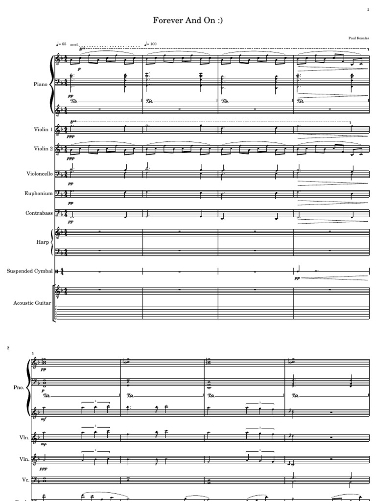 Accelerando Musical Score | PDF