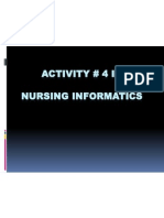 Activity # 4 in Nursing Informatics