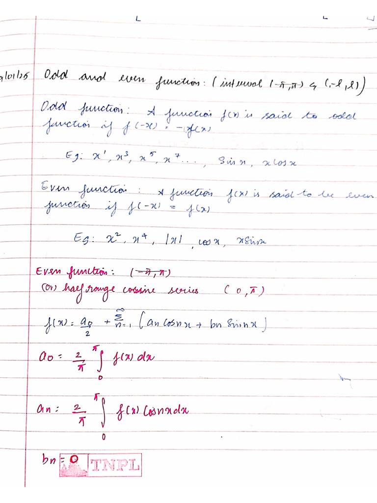 Odd or Even Functions | PDF