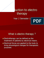 Introduction to Electrotherapy Modalities