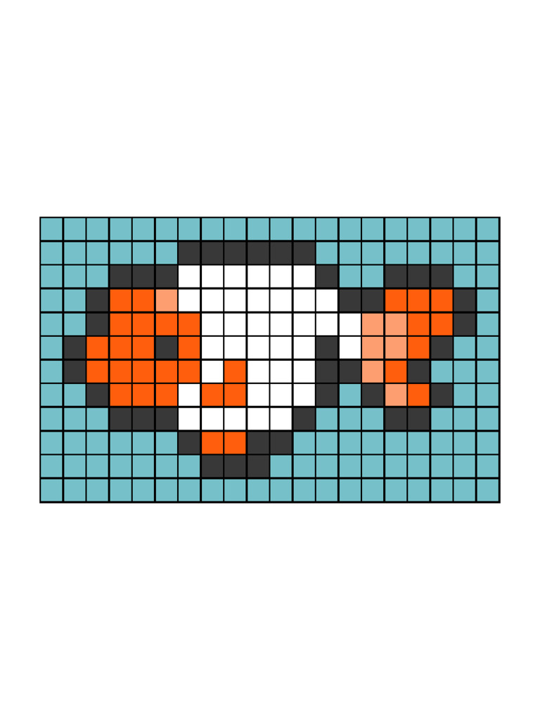Tiny Ranchu Goldfish Cross Stitch Pattern | PDF
