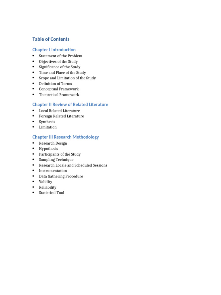 Comprehensive Research Study Framework | PDF