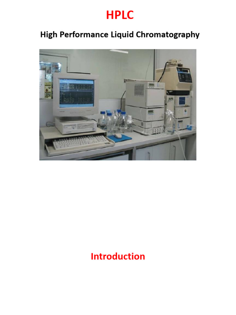 HPLC | PDF | High Performance Liquid Chromatography | Chromatography