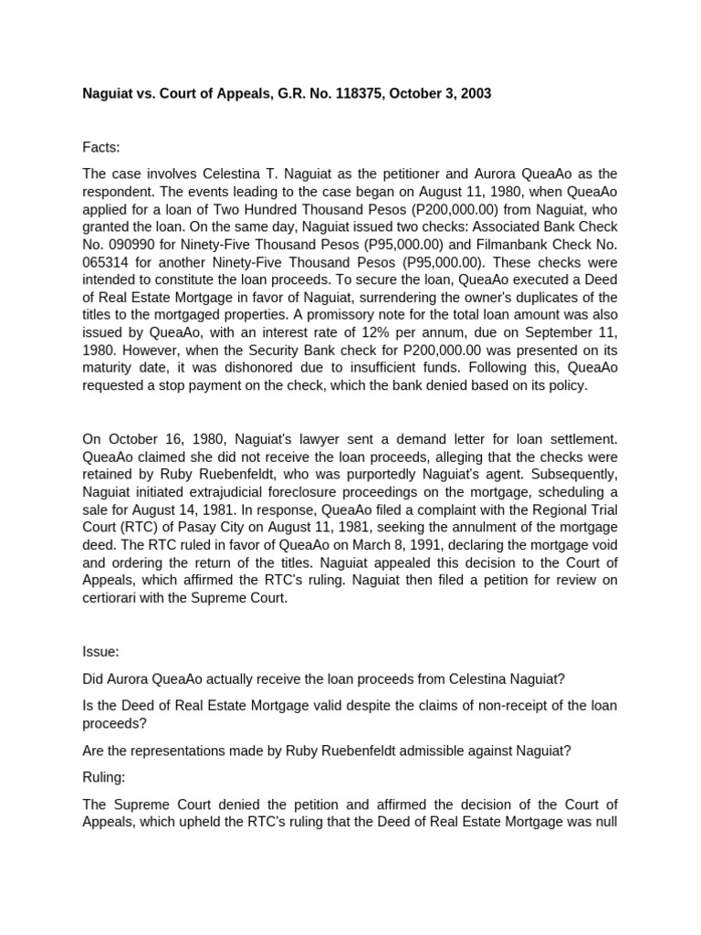 Digested Cases 1 | PDF | Interest | Liquidated Damages
