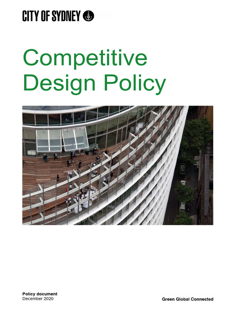 Sydney Competitive Design Policy Guide | PDF | Design | Policy