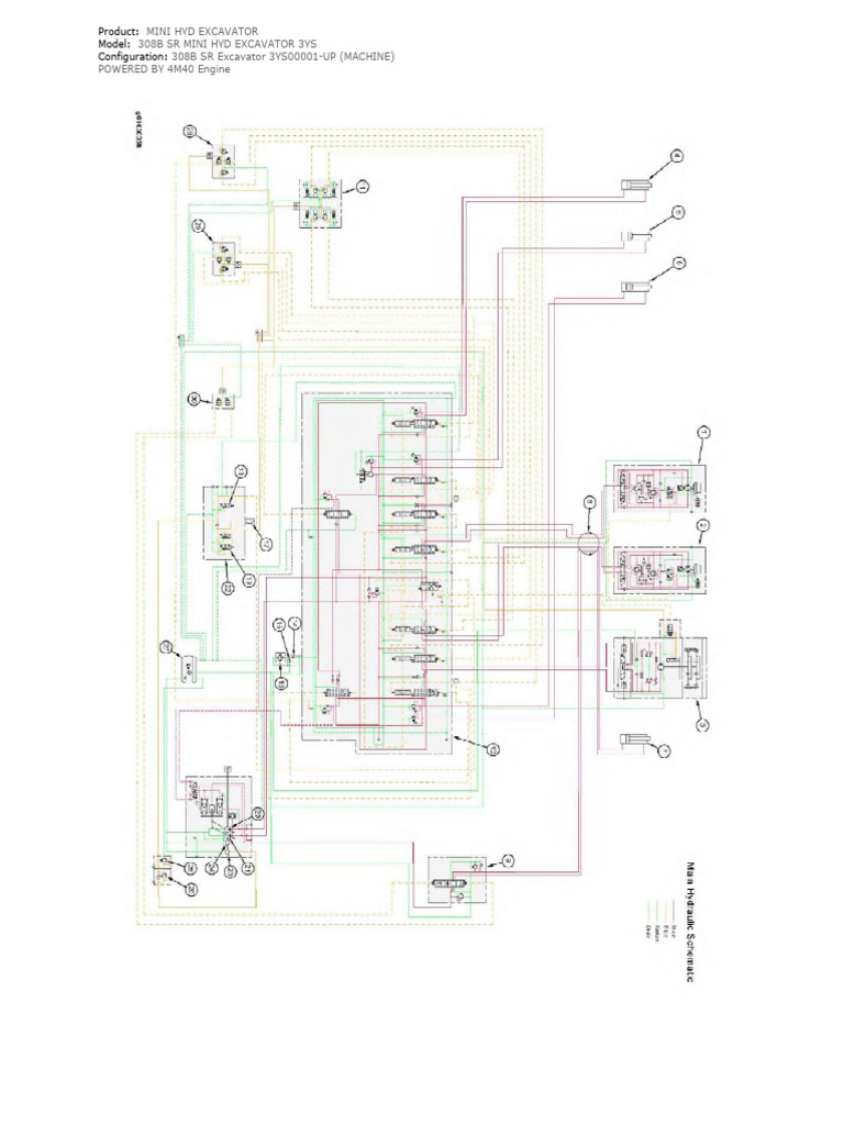 308B SR Mini Hydraulic Excavator Specs | PDF
