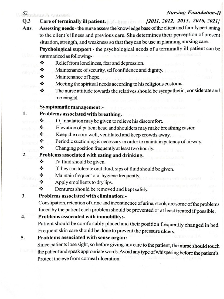 Care of Terminally Ill Patients | PDF