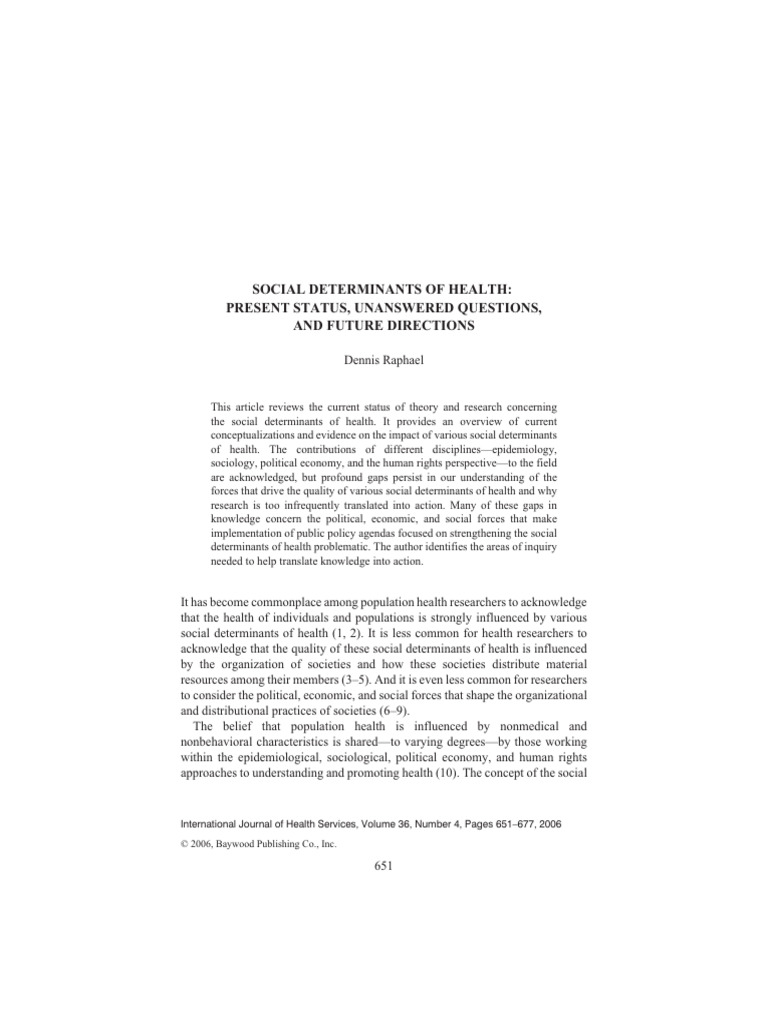 Understanding Social Determinants of Health | PDF | Liberal Arts Education