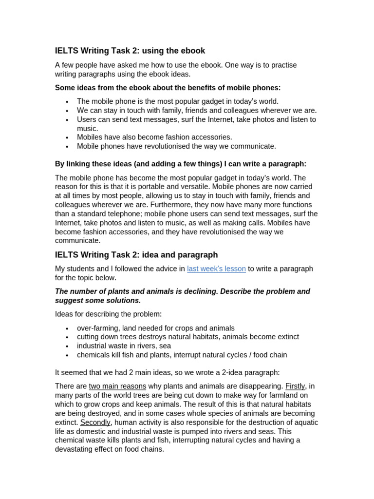 Using the IELTS Writing Task 2 Ebook | PDF | Zoo | Museum