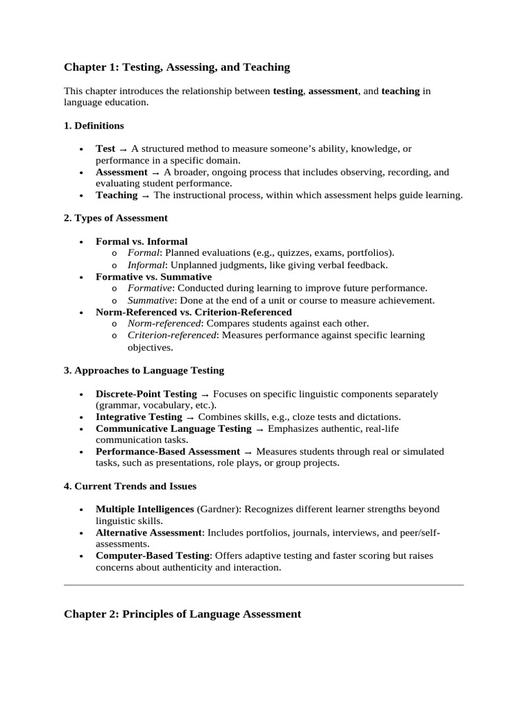 Summary | PDF | Educational Assessment | Standardized Tests