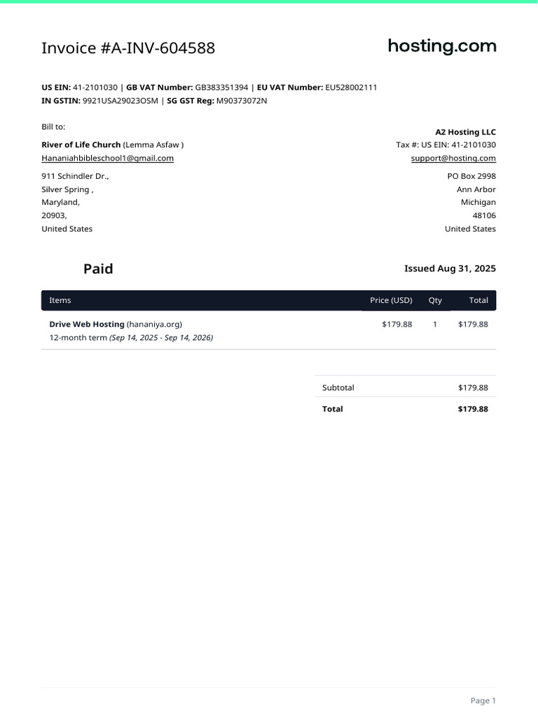 Invoice | PDF
