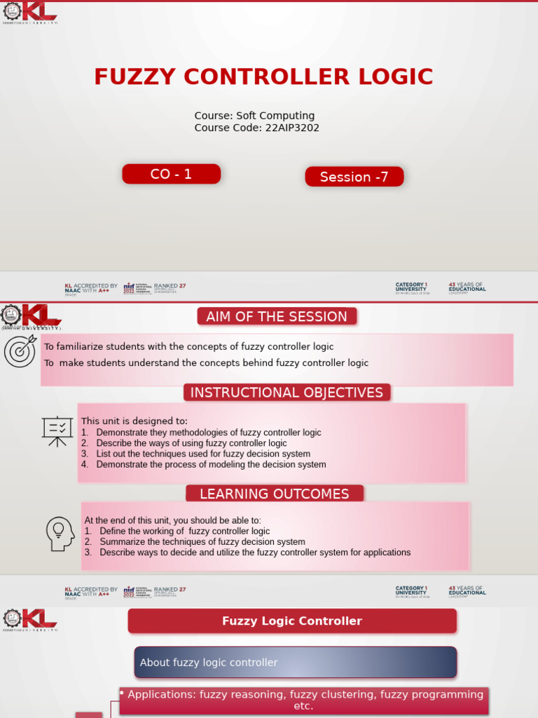 CO1 Fuzzy Controller Logic 07 | PDF | Fuzzy Logic | System