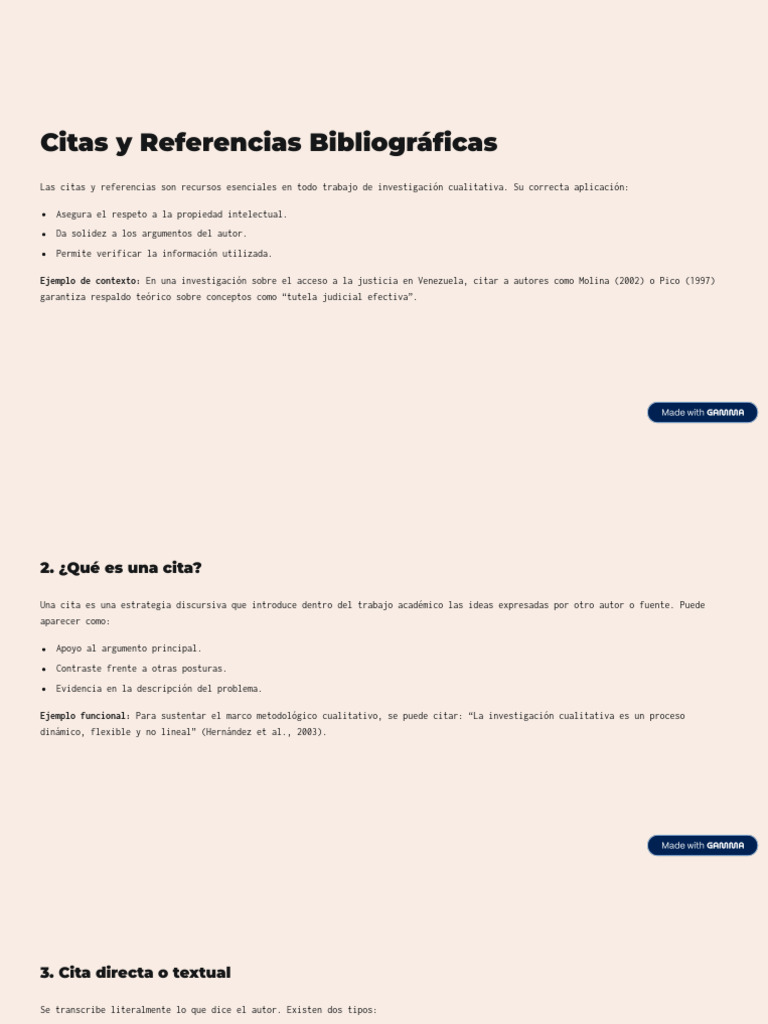 Citas y Referencias Bibliograficas | PDF