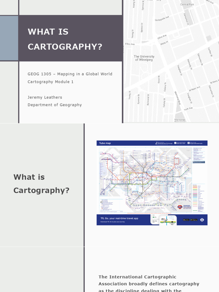 Understanding Cartography Basics | PDF